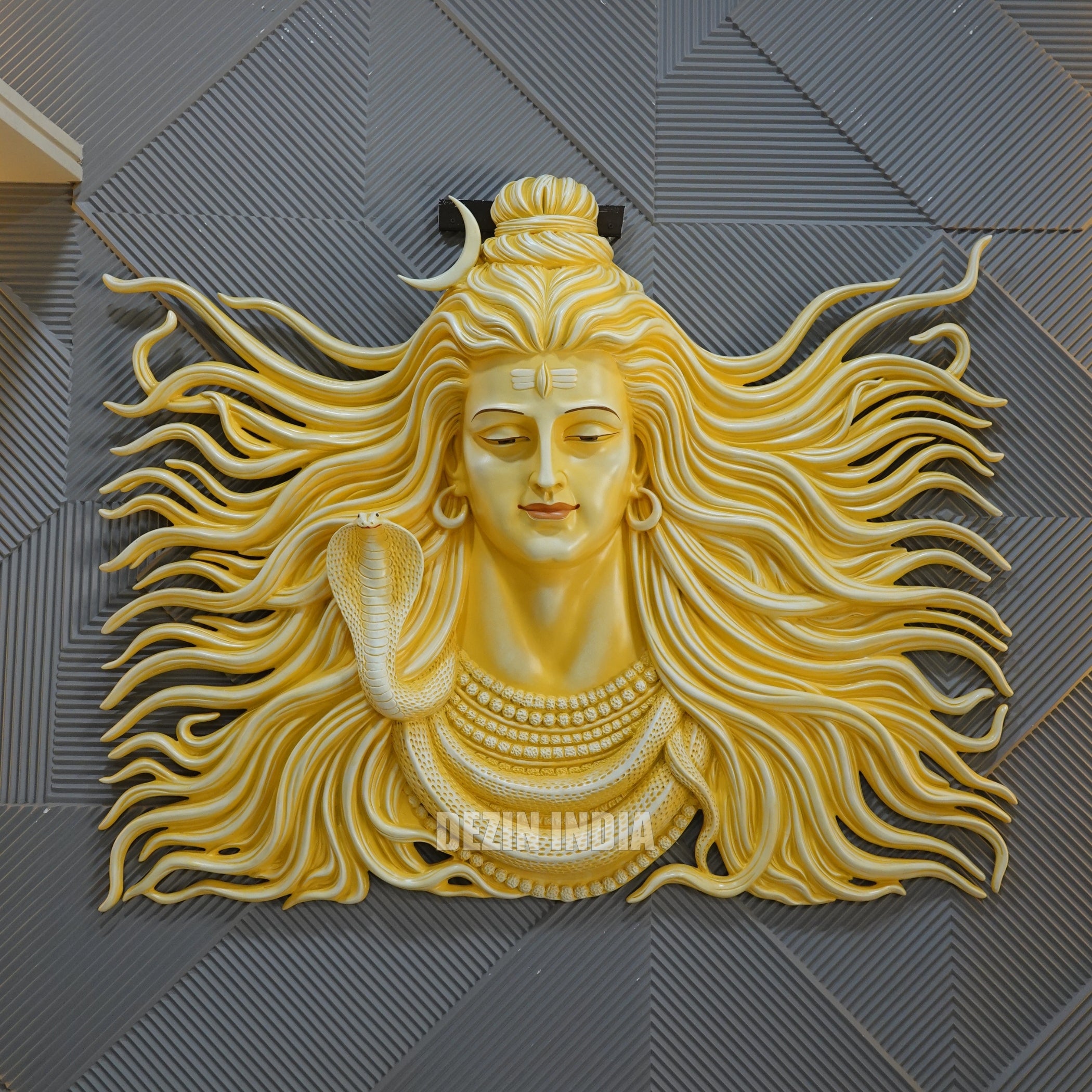 Lord Shiva Wall Mural - 4x5ft | Divine & Artistic Decor | Dezin India