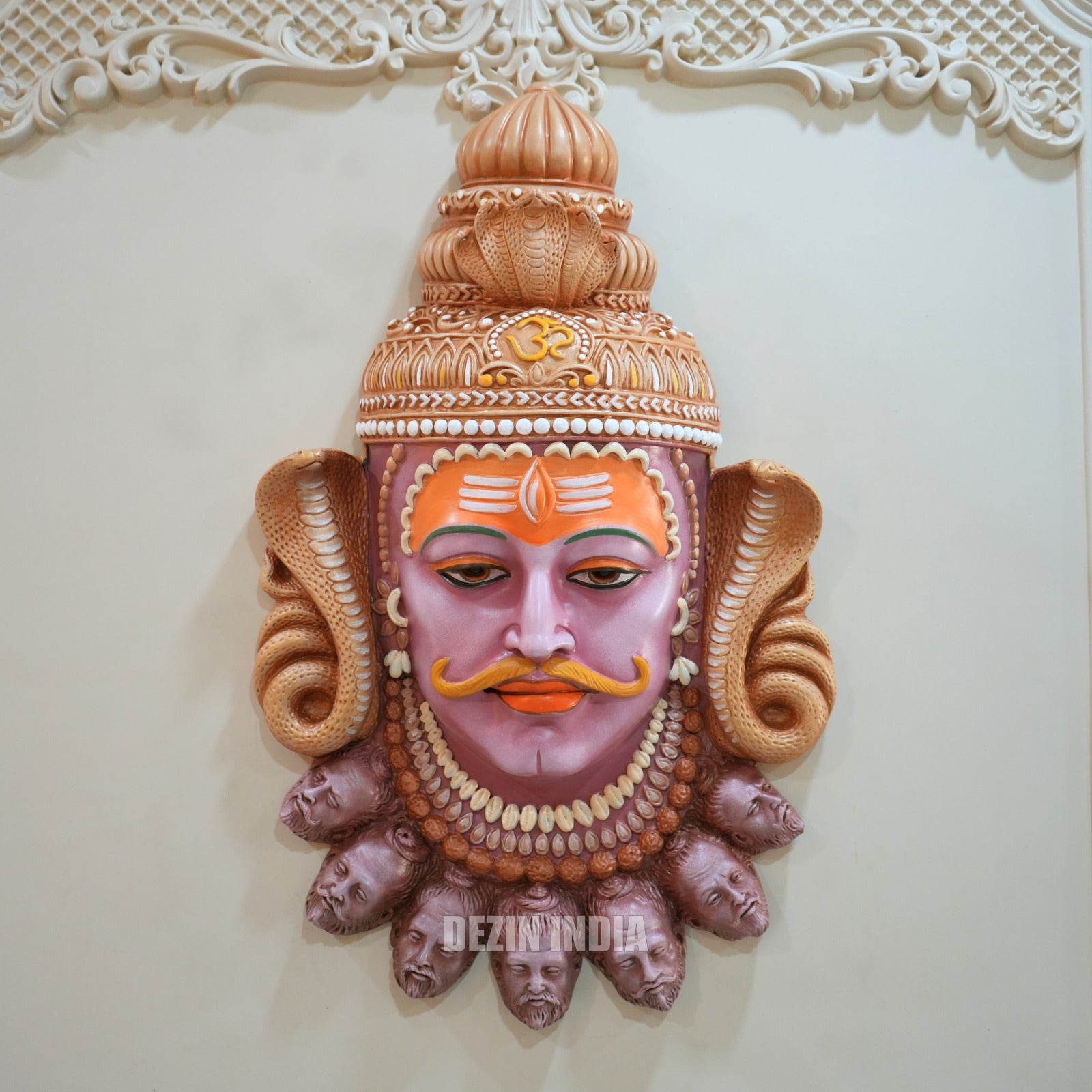 Ujjain Mahakaleshwar Wall Mural - 3x2ft | Divine Energy | Dezin India