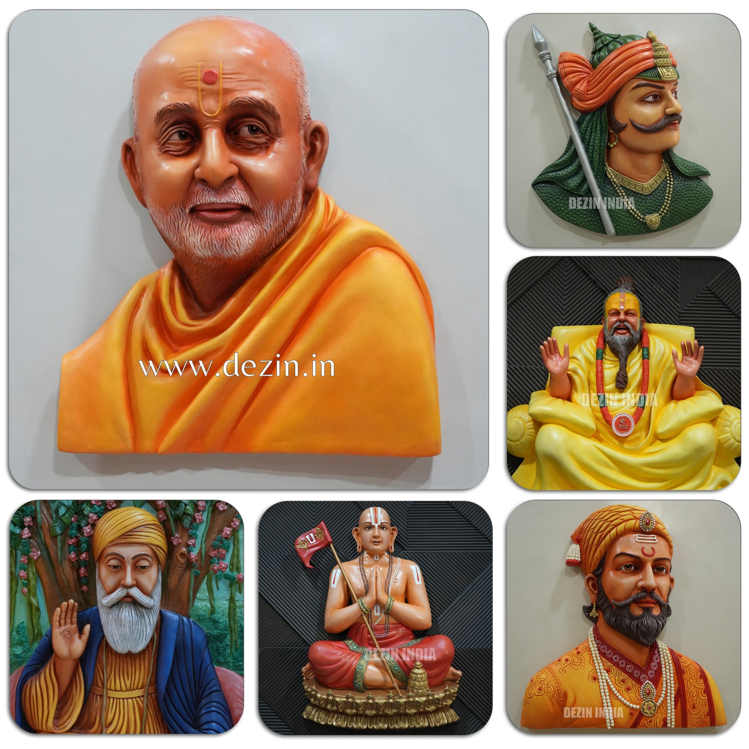 Spiritual & Inspirational Portrait Wall Murals | Dezin India