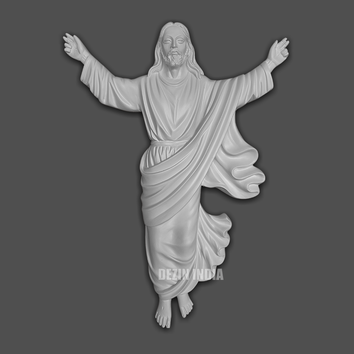 DA85 Jesus Christ Wall Hanging Sculpture 18x12 inches Dezin India