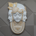 Shrinathji Yamunaji Mahaprabhuji Wall Mural - 4x2.5ft | Divine Decor | Dezin India