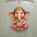 Adorable Bal Ganesha Wall Mural - 3x2.5 ft | Perfect for Nurseries & Pooja Rooms