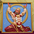 Hanuman Ji Ram Bhakti Wall Mural – 5.5 × 5.5 Ft
