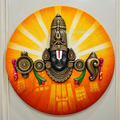 Lord Venkateshwara Tirupati Balaji 3D Wall Hanging Sculpture -3.5x3.5 ft