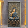 DA-116 Buddha and Tree Wall Hanging Sculpture | 86x45inch | Elegant Home Decor
