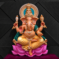 Majestic Ganesha Wall Mural – 4ft | Grand Entrance Decor🐘