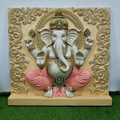 DA-102 Lord Ganesha Wall Hanging Sculpture - 4x4ft