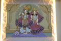 Radha Krishna Wall Mural - 7x5ft | Divine Love & Art | Dezin India
