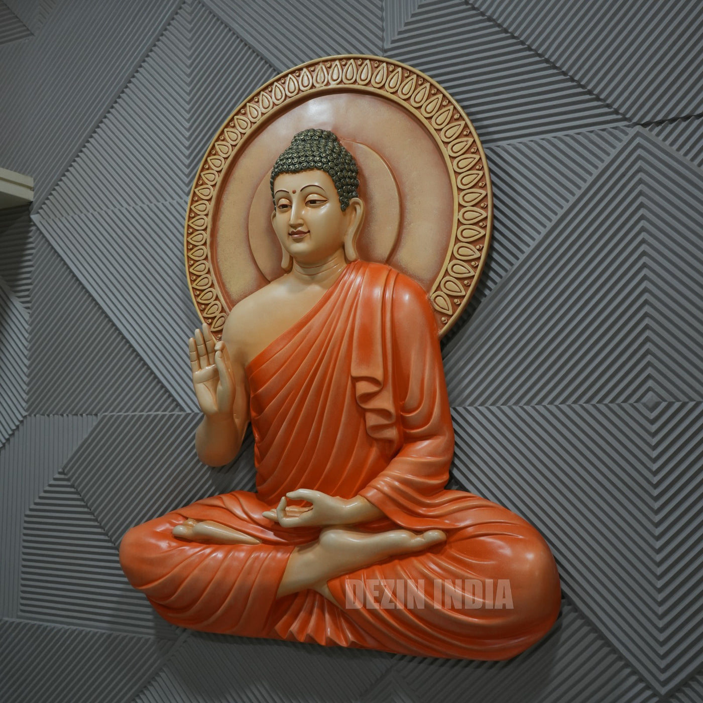 Buddha Wall Murals & Sculptures – Handcrafted Spiritual Decor | Dezin ...