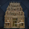 Shri Shiva Subramaniya Temple Wall Mural | 4.5x3.5ft Handcrafted Decorative Mural