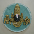 Lord Venkateshwara Tirupati Balaji Wall Mural 2.5ft | Divine Home Décor