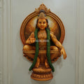 Sabarimala Lord Ayyappan Swami Wall Mural 4×2.5 ft | Divine Temple Artwork