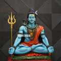 Lord Shiva Dhyana Mudra Wall Mural 4x3.5 ft | A Symbol of Cosmic Power