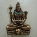 Lord Shiva Dhyana Mudra Wall Mural | 2.5x2ft Meditative Inspirational
