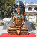 Lord Shiva Dhyana Mudra Wall Mural | 6x4ft Meditative Inspirational