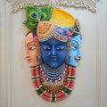 Shrinathji Yamunaji Mahaprabhuji Wall Mural - 4x2.5ft | Divine Decor | Dezin India