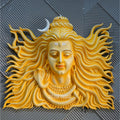 Lord Shiva Wall Mural 3x2.5ft | Spiritual Wall Art for Home & Meditation Spaces