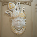 DA-27 Lord Shrinathji Nathdwara Face Wall Hanging Sculpture - 4x2.5ft