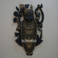 Shrinathji Wall Mural 36x22 Inches | Govardhan Nathdwara Krishna Sculpture for Home & Temple