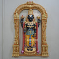 Lord Venkateshwara Balaji Wall Mural 3.5x2.5ft | Tirupati Balaji Wall Art – Dezin India
