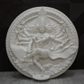 Lord Nataraja Wall Mural 5ft | Lord Shiva Tandav Sculpture for Temple & Home Décor