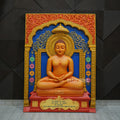 Mahaveer Swami Mural – 5x4ft Jain God Sculpture | Dezin India