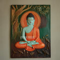 DA-29 Lord Buddha Wall Hanging Sculpture - 4x3ft