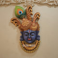 DA-01 Lord Shrinathji Nathdwara Face Wall Hanging Sculpture - 2x1.5ft