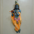 Shri Krishna Wall Mural - 4x1.5ft | Divine Decor | Dezin India