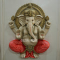 DA-103 Lord Ganesha Wall Hanging Mural - 42x32Inch