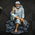 Shirdi Sai Baba Wall Mural – 5x4ft | Large Spiritual Wall Art for Home & Temple
