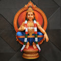 Sabarimala Lord Ayyappan Swami Wall Mural 4×2.5 ft | Divine Temple Artwork