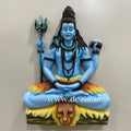 Lord Shiva Dhyana Mudra Wall Mural | 2.5x2ft Meditative Inspirational