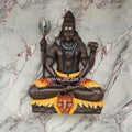 Lord Shiva Dhyana Mudra Wall Mural | 2.5x2ft Meditative Inspirational