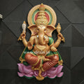 Majestic Ganesha Wall Mural – 5.5ft | Grand Entrance Decor✨
