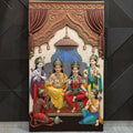 Lord Ram Darbar Wall Mural - 6.5x4ft | Divine Blessings & Art | Dezin India