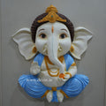 Adorable Bal Ganesha Wall Mural - 3x2.5 ft | Perfect for Nurseries & Pooja Rooms
