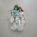 Shri Radha Krishna Wall Mural 2ft | Spiritual Décor for Puja Room🪈