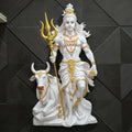 Mahadev with Nandi Wall Mural 5x3 ft | Temple & Home Decor