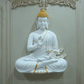 Gautam Buddha Wall Mural – 3ft | Darmachakra Pose for Right Way of Living